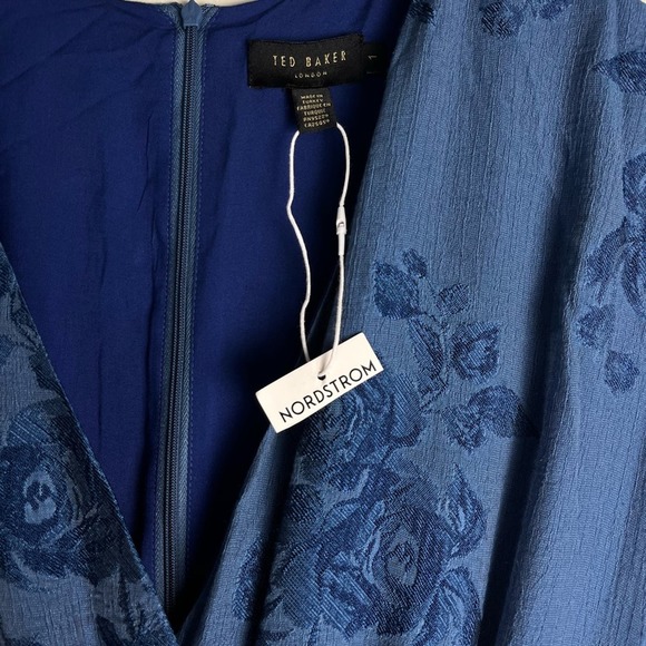 SOLD - NWT Ted Baker London Zilda Puff Sleeve Midi Dress - Picture 8 of 12